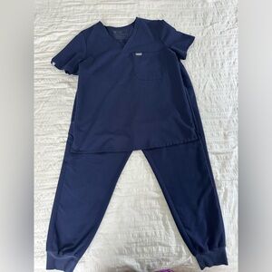 FIGS Navy Blue Scrub Set Size M, L/P